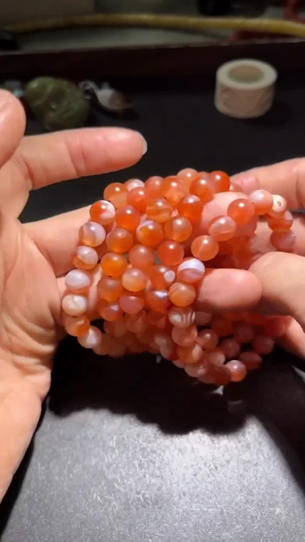 未镶嵌手串南红玛瑙pz1217-13五条一起发货