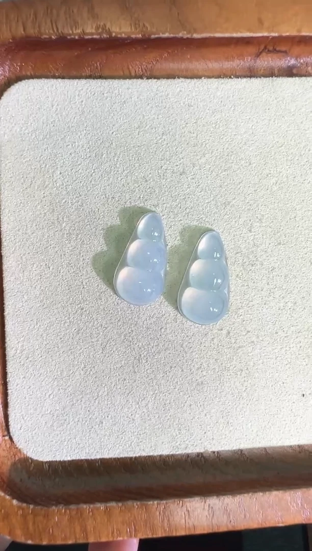 未镶嵌定制翡翠白冰福豆多样性发其一