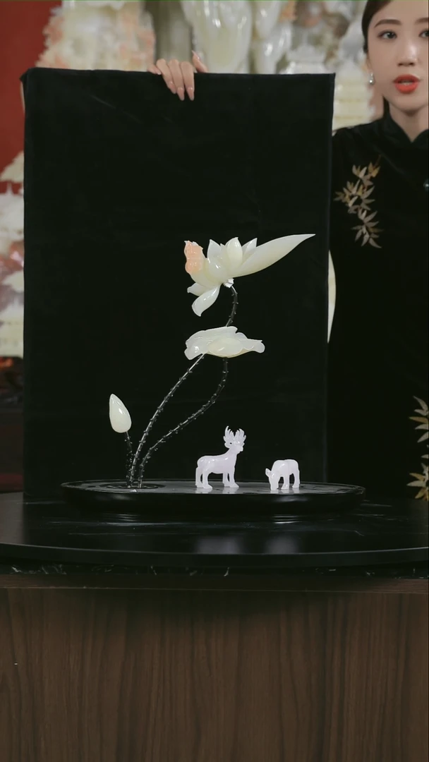 玉不**风居家商务精品摆件