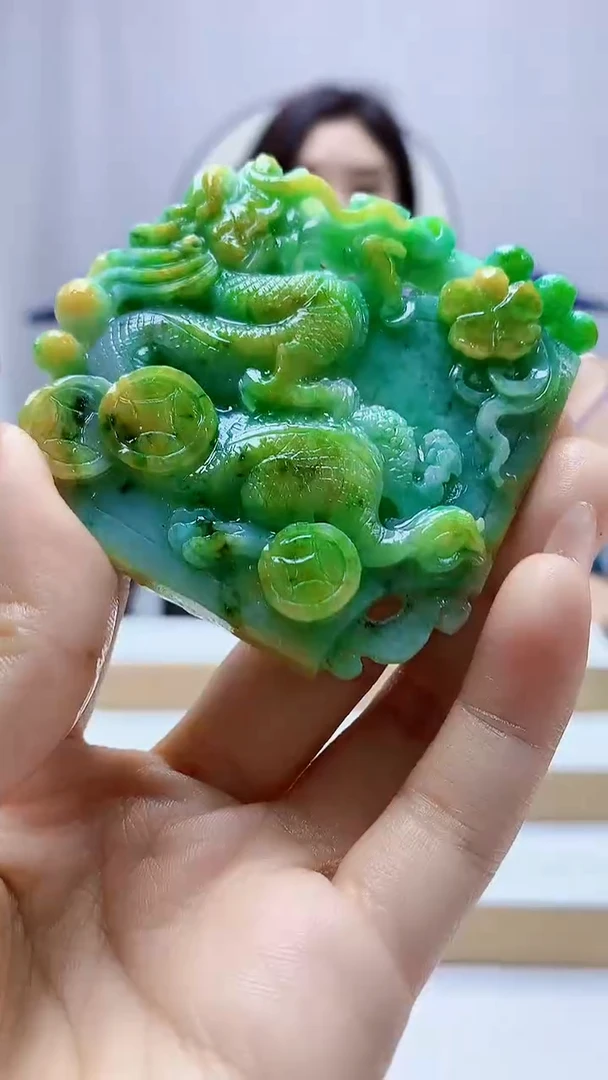 未镶嵌定制翡翠4829ty-毛货挂件赠底座112