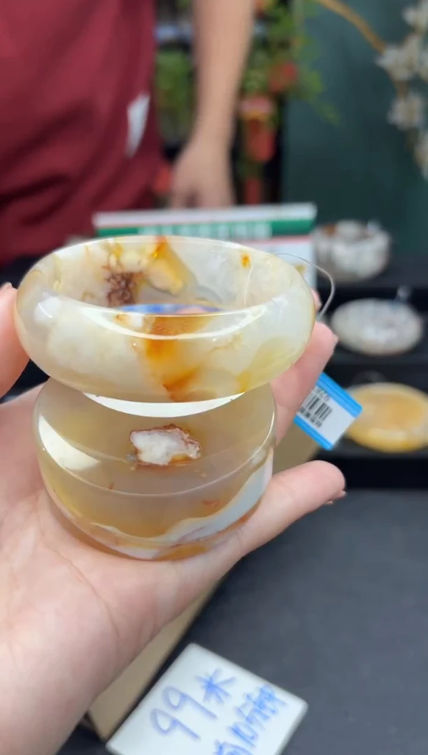 【闪购商品】石英质玉手镯未镶嵌516（58圈赠送镯心）