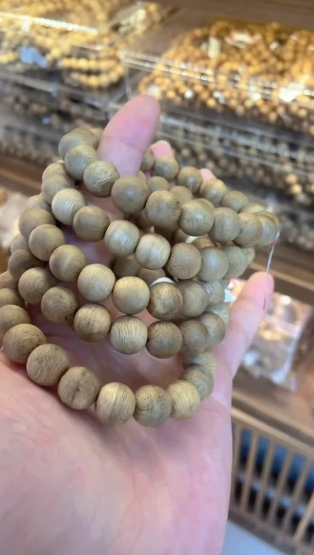 手串沉香菩萨棋圆珠单圈1.1虫漏多样性发其一