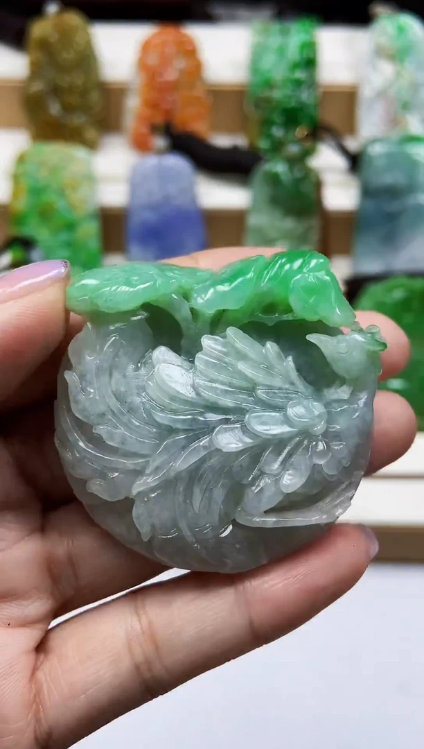 未镶嵌挂件翡翠翡翠A货