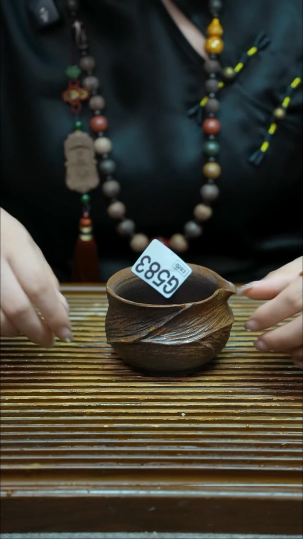 万古烧粗陶手工茶具