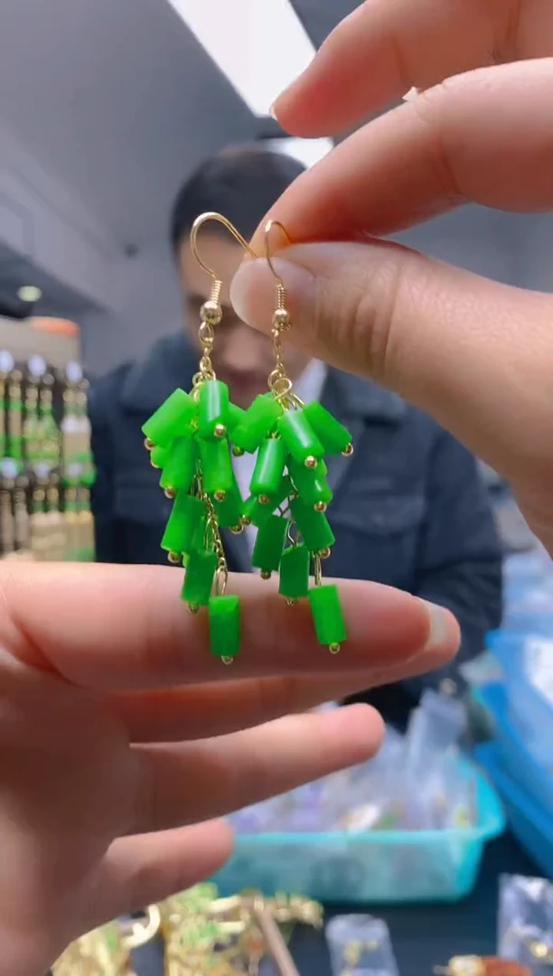 【闪购商品】玛瑙/玉髓耳饰合金029玛瑙饰品