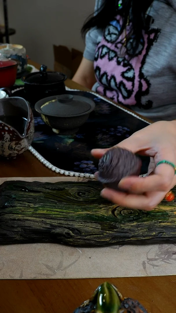 茶瓷物语核桃紫砂