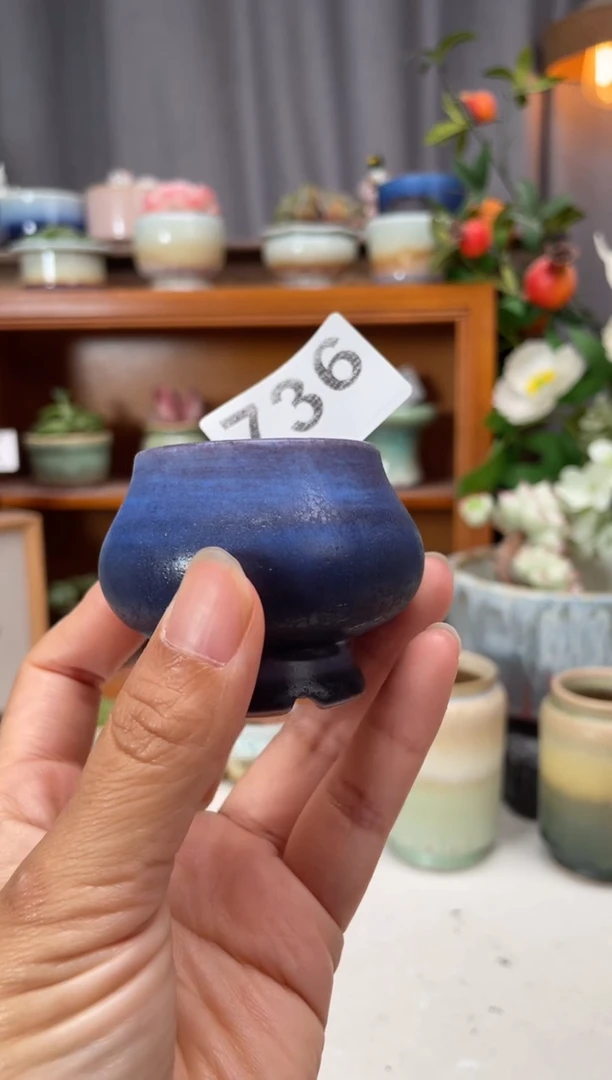 瓷片736知木小芳花盆