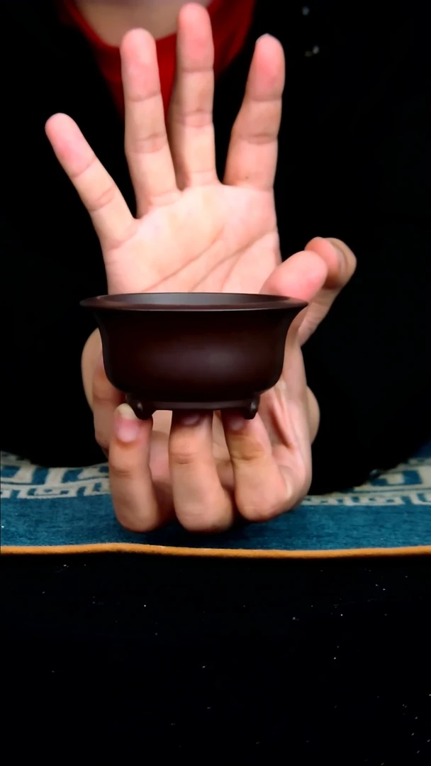 【闪购商品】紫砂花盆7.5*3.5内径紫砂花盆