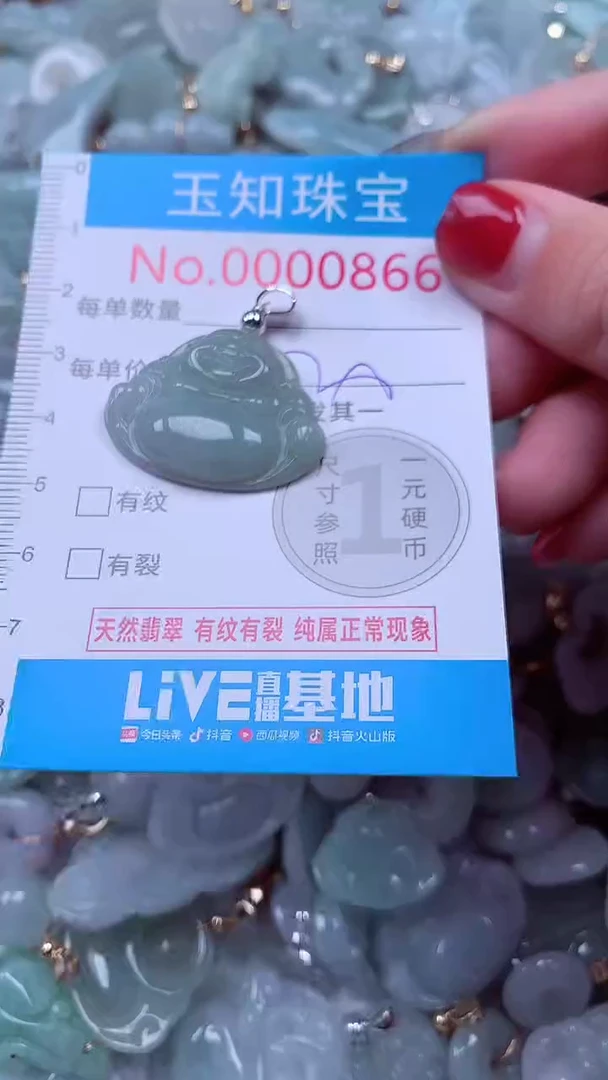 吊坠(不含链)未镶嵌翡翠866