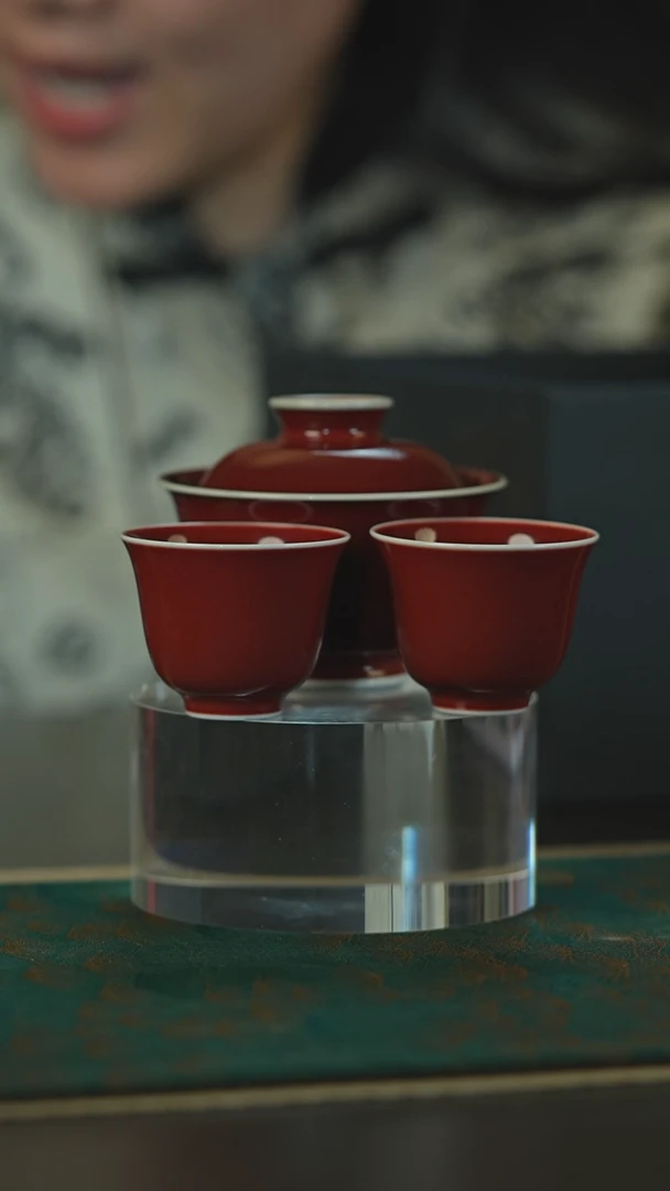 摆件耕道堂陶瓷礼品欢喜套组