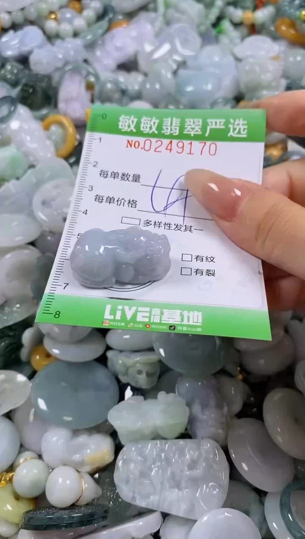 翡翠未镶嵌颈饰闪购0249170