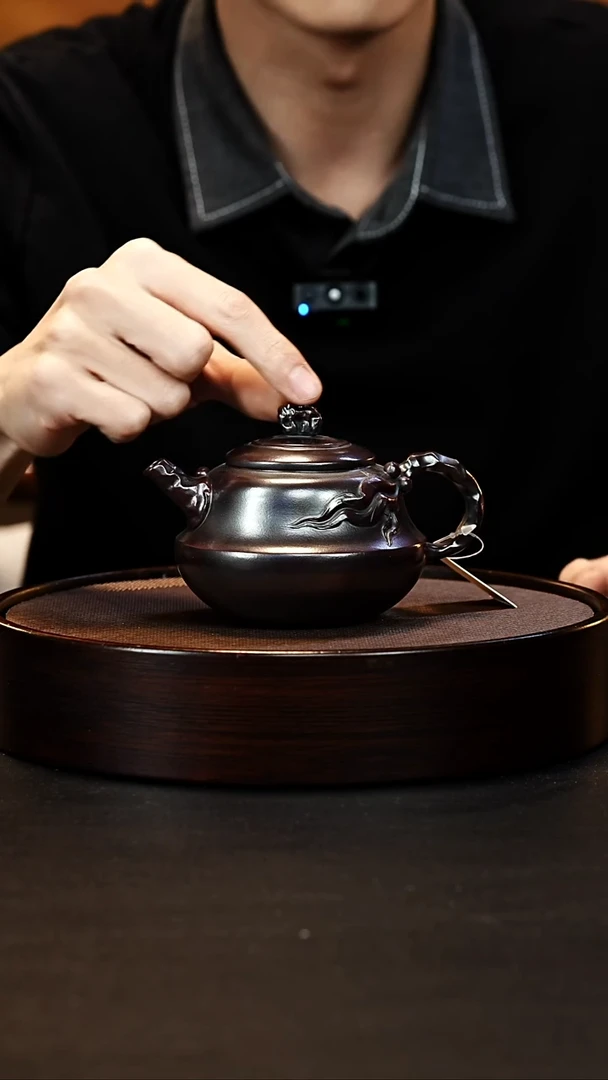 茶壶紫砂宜兴紫砂壶H21011