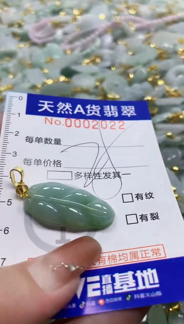 颈饰未镶嵌翡翠天然A货翡翠