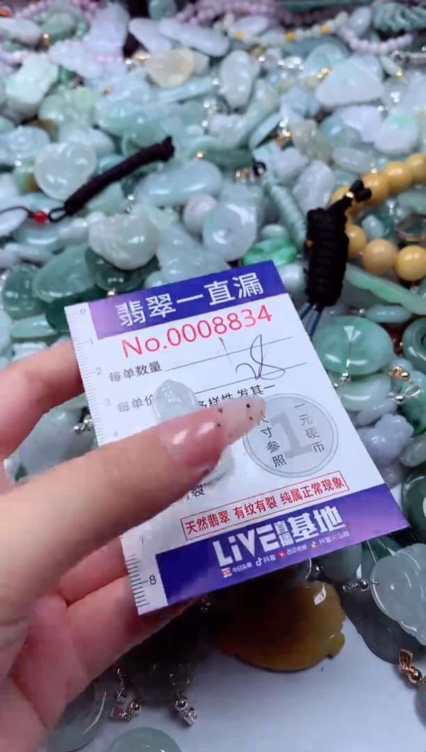 翡翠未镶嵌吊坠(不含链)8834