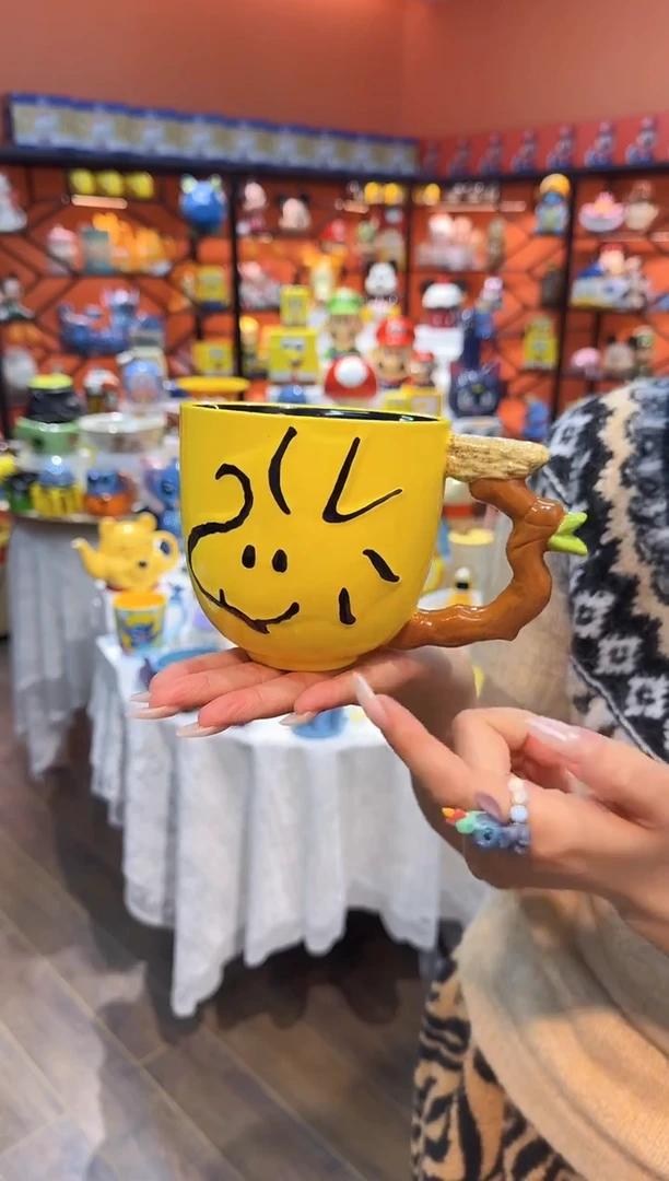 瓷片@@幸福一家人塔克陶瓷杯