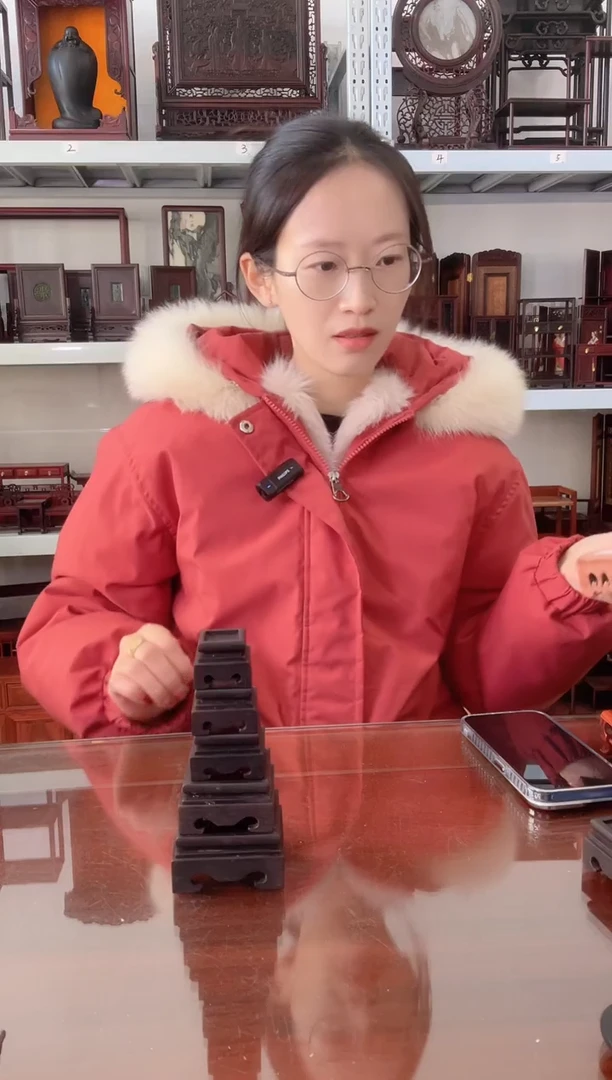 【闪购商品】东非黑黄檀（紫光檀）印章底座2  2.5 3 4 5  40