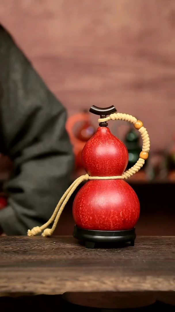 676号中药煮色  大漆葫芦水壶/酒壶 一物一拍