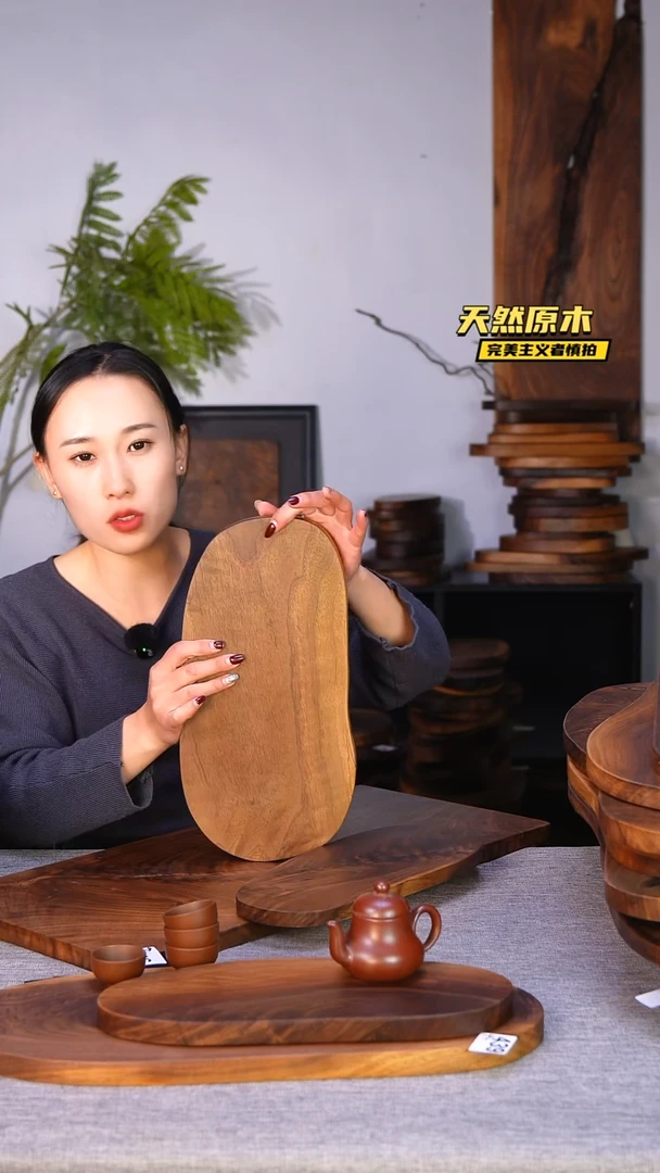 木北美黑胡桃原木.干裂疤结不属于商品质量问题完美主义者慎拍