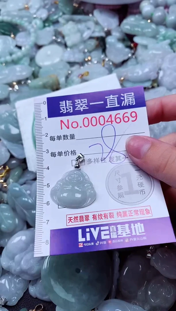 吊坠(不含链)未镶嵌翡翠4669