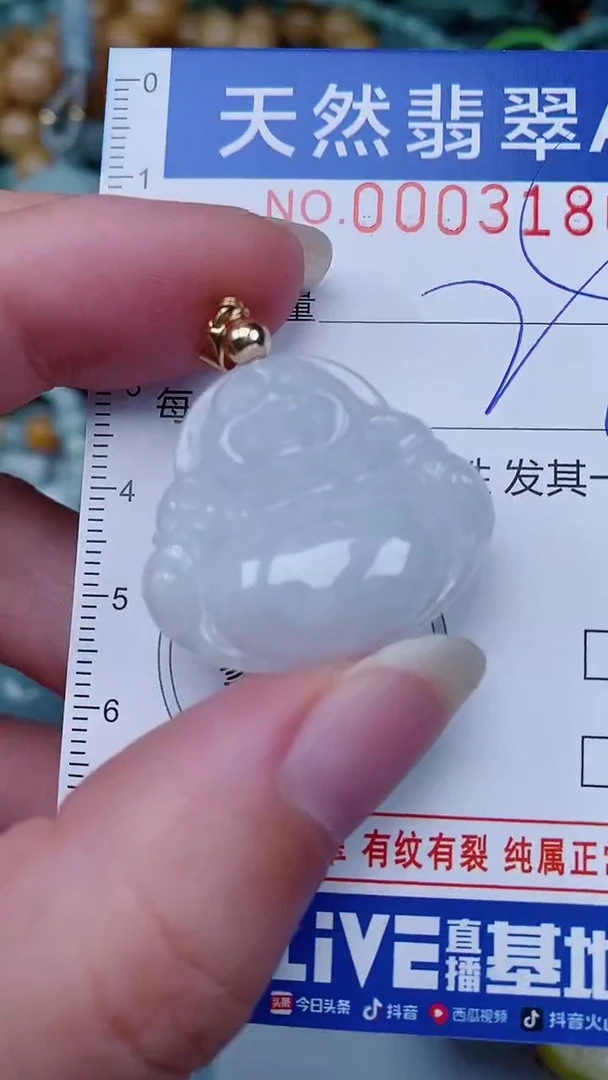 翡翠未镶嵌颈饰00003180