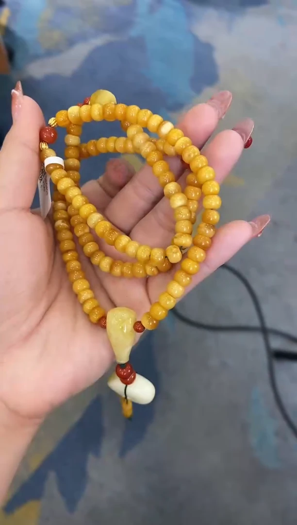 【闪购商品】蜜蜡颈饰未镶嵌QF0453琥珀蜜蜡