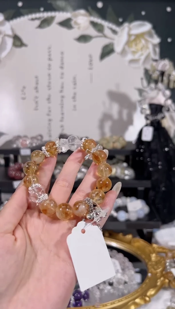 【闪购商品】水晶手链未镶嵌天然水晶默认微瑕 多样性发货发其一