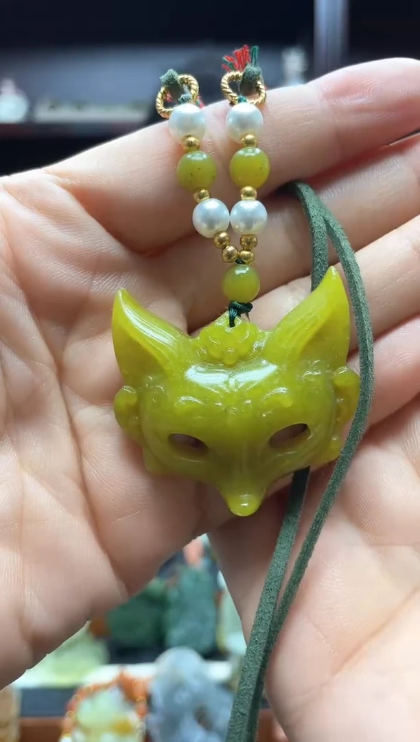 未镶嵌岫玉颈饰多样性发货*拍一发一