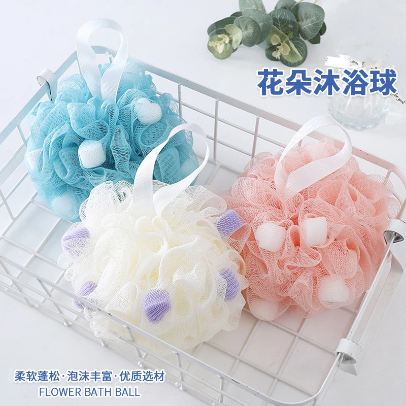 沐浴花球泡澡神器不散搓澡巾起泡网柔软洗澡男女士加大高档多功能