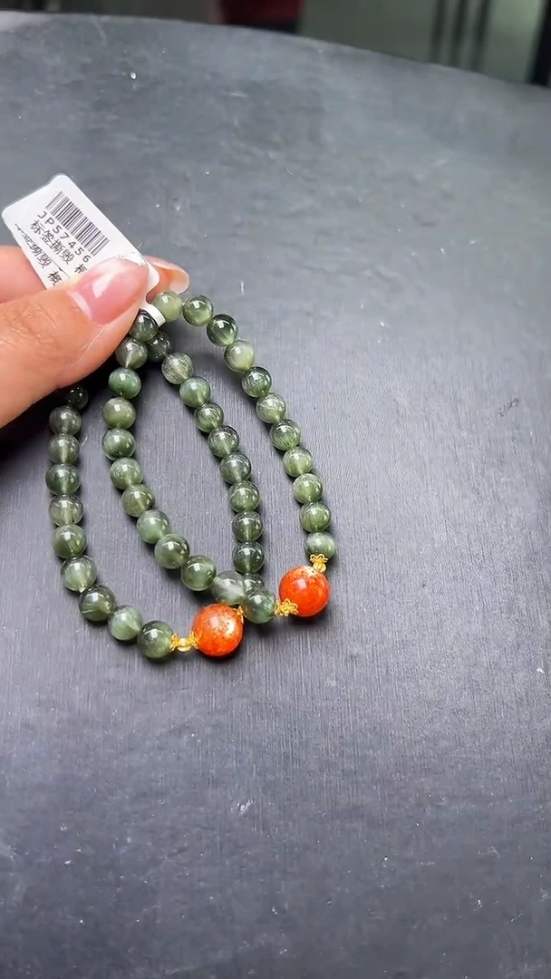 未镶嵌手串水晶多样性发一18k绿发晶金枝玉叶 手串 JP57456