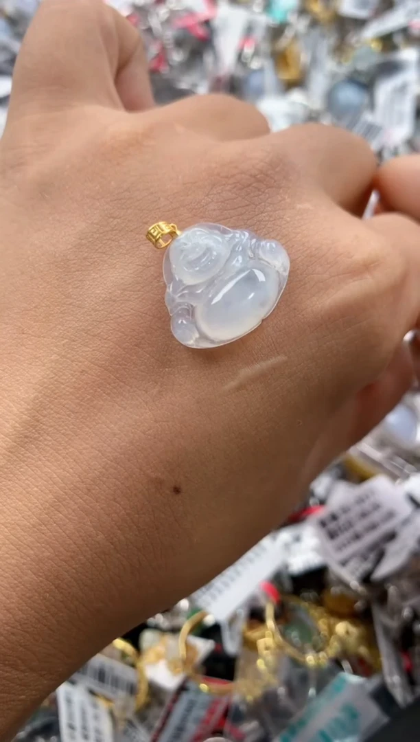 18K金镶嵌戒指翡翠15     2