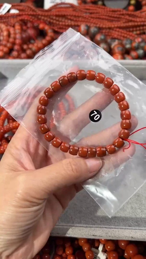 南红玛瑙手串未镶嵌8