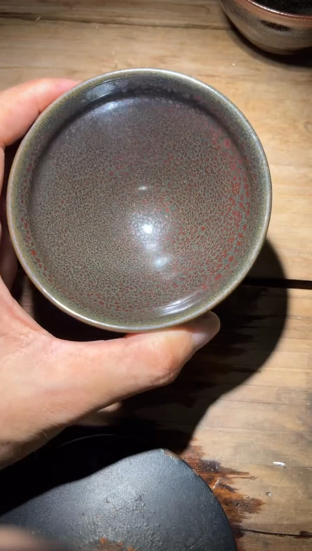 茶盏老木头精品柴烧174