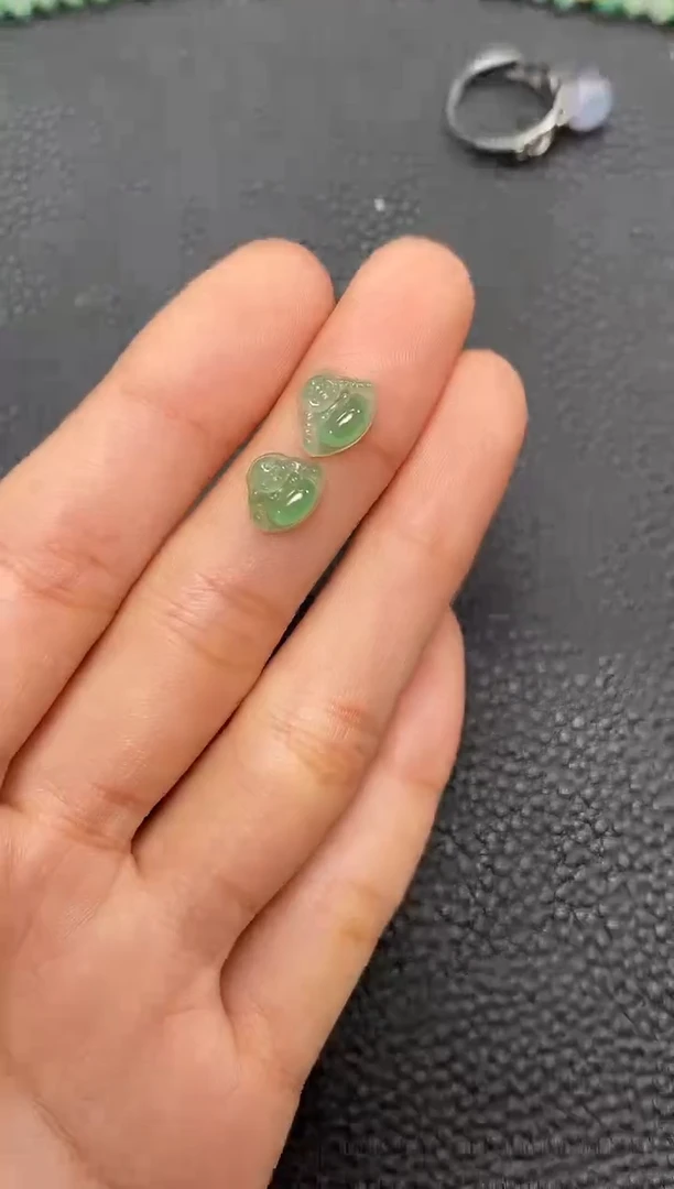 【闪购商品】翡翠吊坠(不含链)18K金镶嵌多样性发货一个  JK235