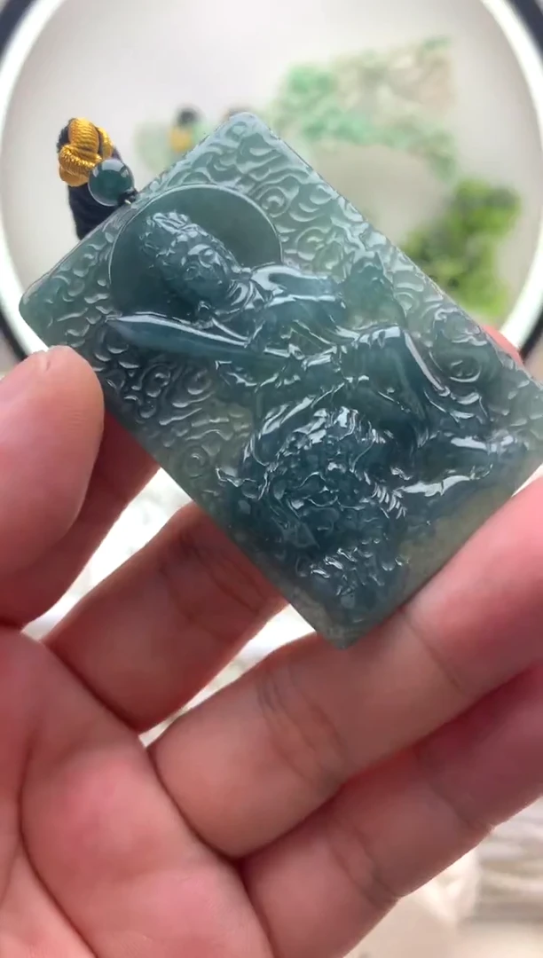 颈饰未镶嵌翡翠文殊