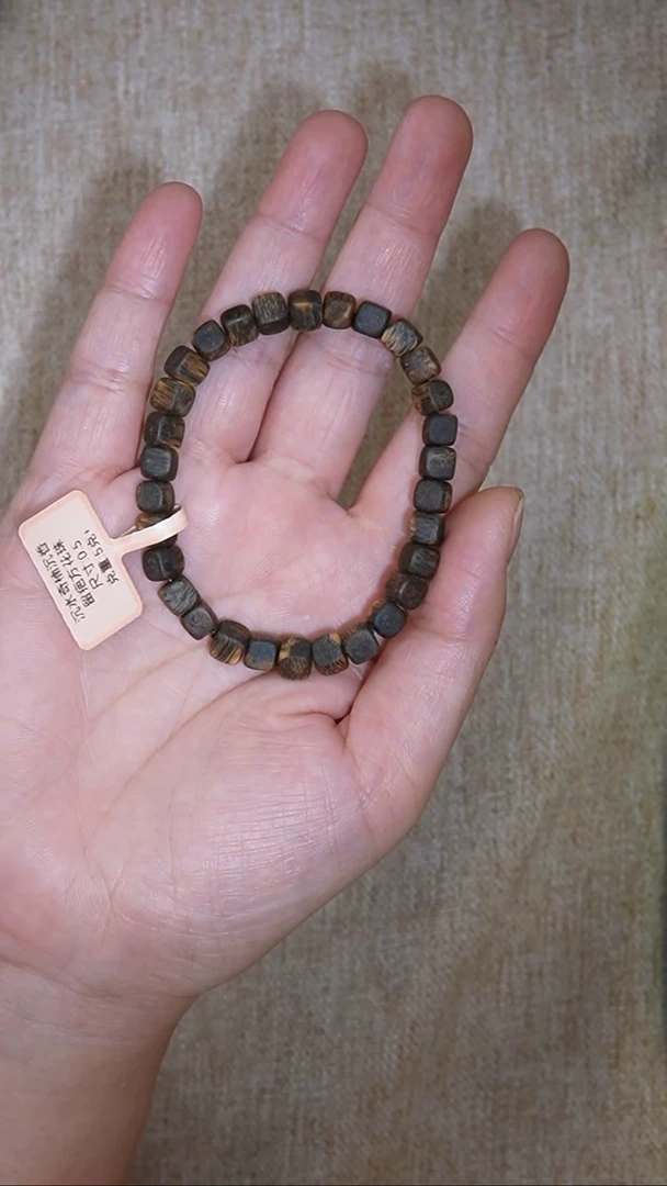 手串沉香奇楠方珠单圈