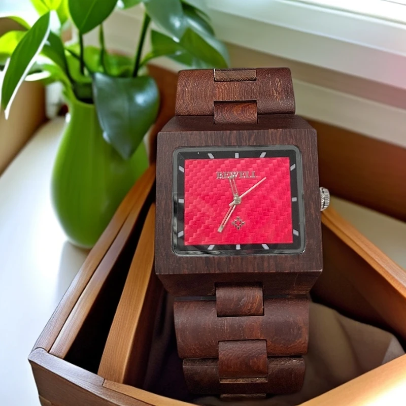 经典檀木手表轻奢潮流机芯时尚木制腕表