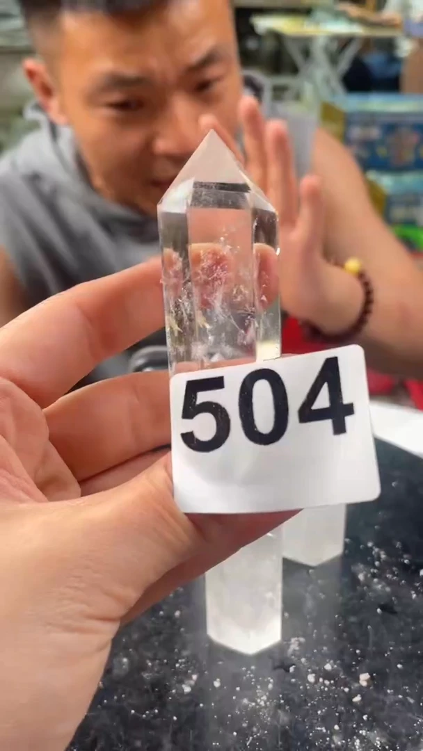 未镶嵌水晶大型摆件（非配饰）白水晶柱子 504  随机发货