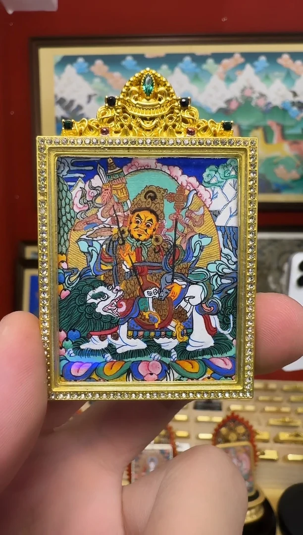 吊坠c宝-热贡纯手绘-刀刀