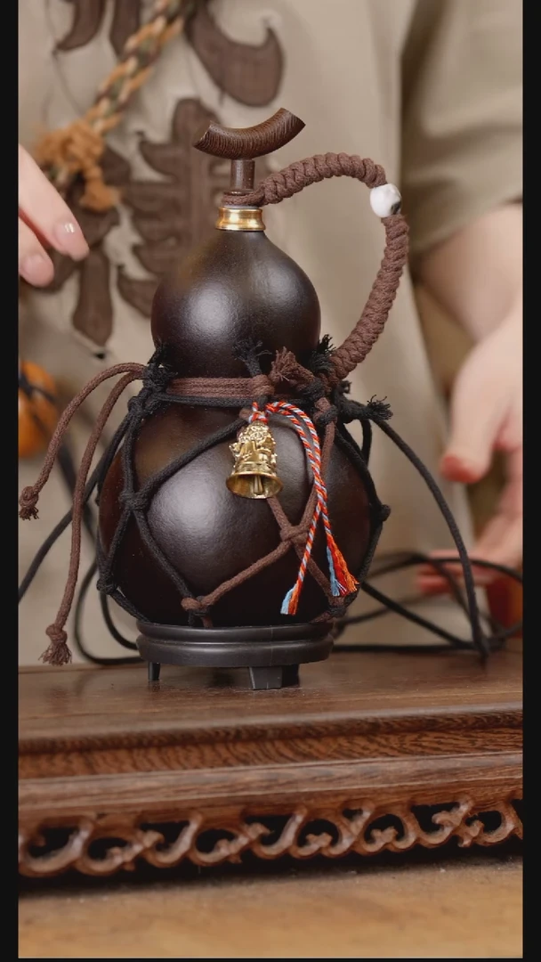 194号精品天然大漆酒葫芦一物一拍~