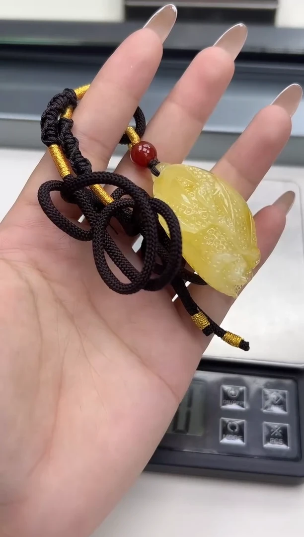 裸石琥珀未镶嵌琥珀蜜蜡吊坠