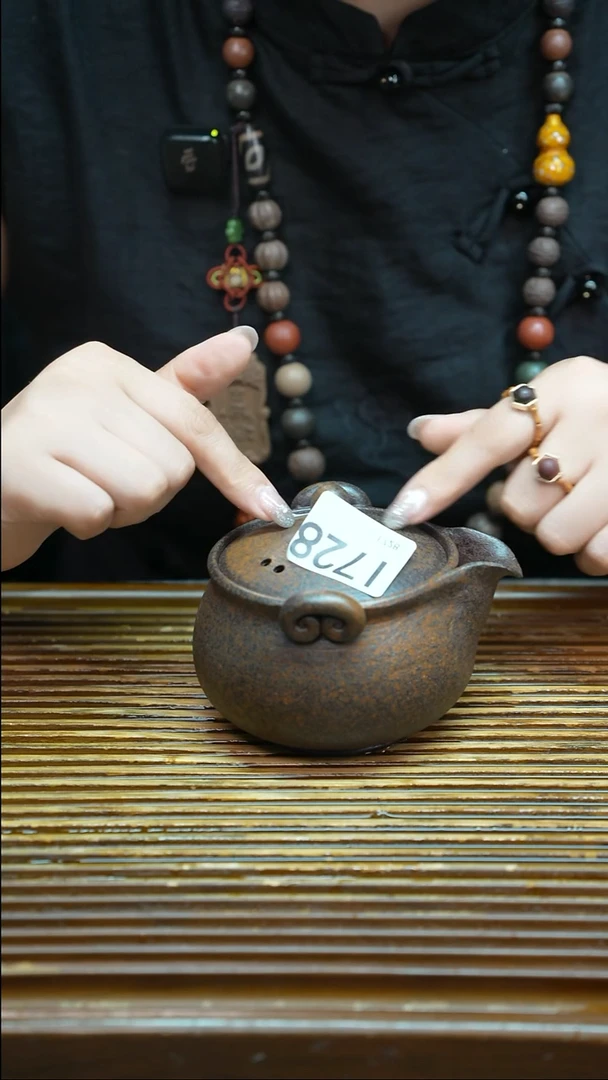 万古烧粗陶手工茶具