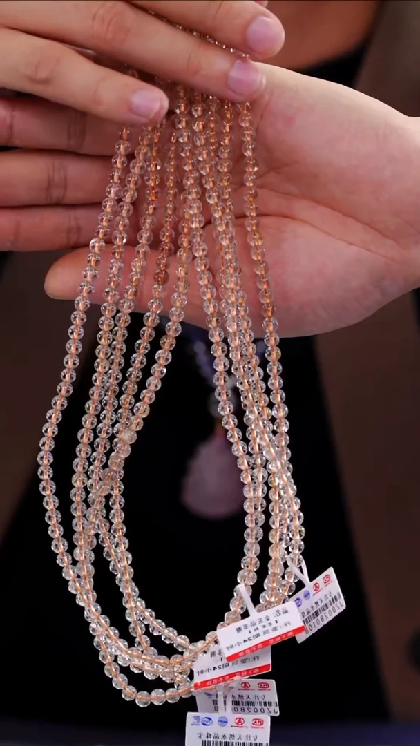 【闪购商品】水晶多圈未镶嵌Q019金发晶多圈5mm