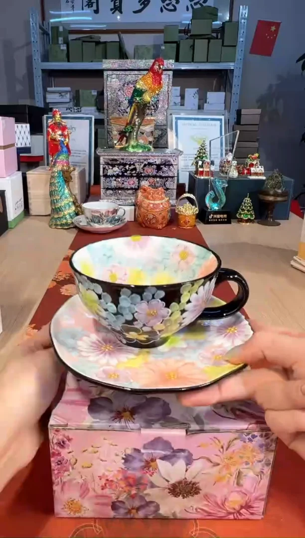 【闪购商品】杯56粉黛大杯碟