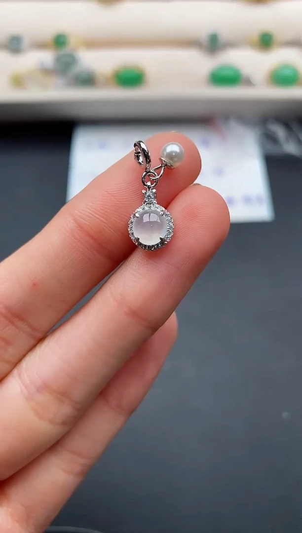 银S925镶嵌戒指翡翠8888888+2