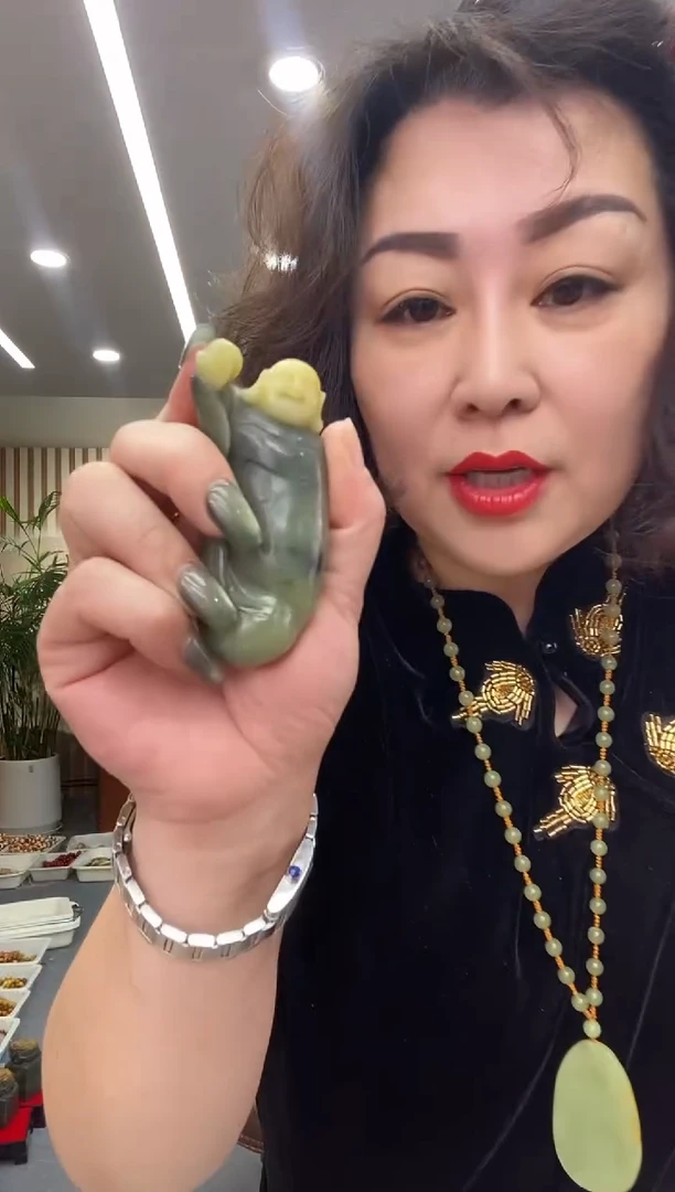 未镶嵌蛇纹石玉手把手把