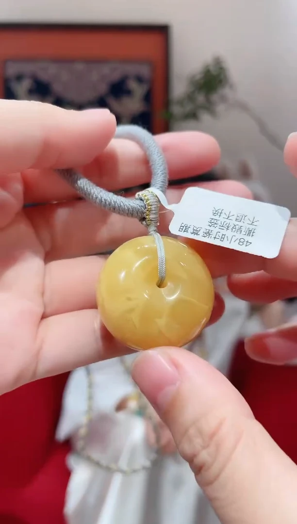 蜜蜡颈饰未镶嵌蜜蜡
