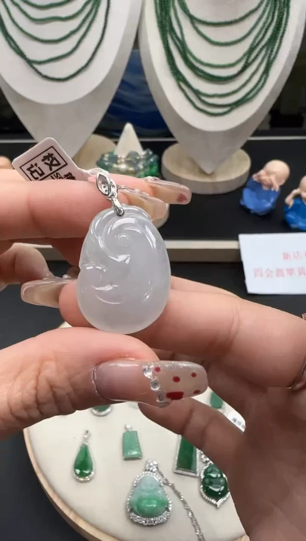 【闪购商品】翡翠颈饰银S925镶嵌123546879123
