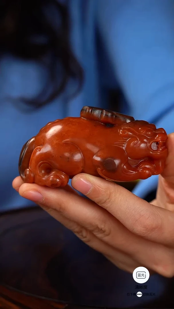 未镶嵌和田玉把件龙*天招财进宝