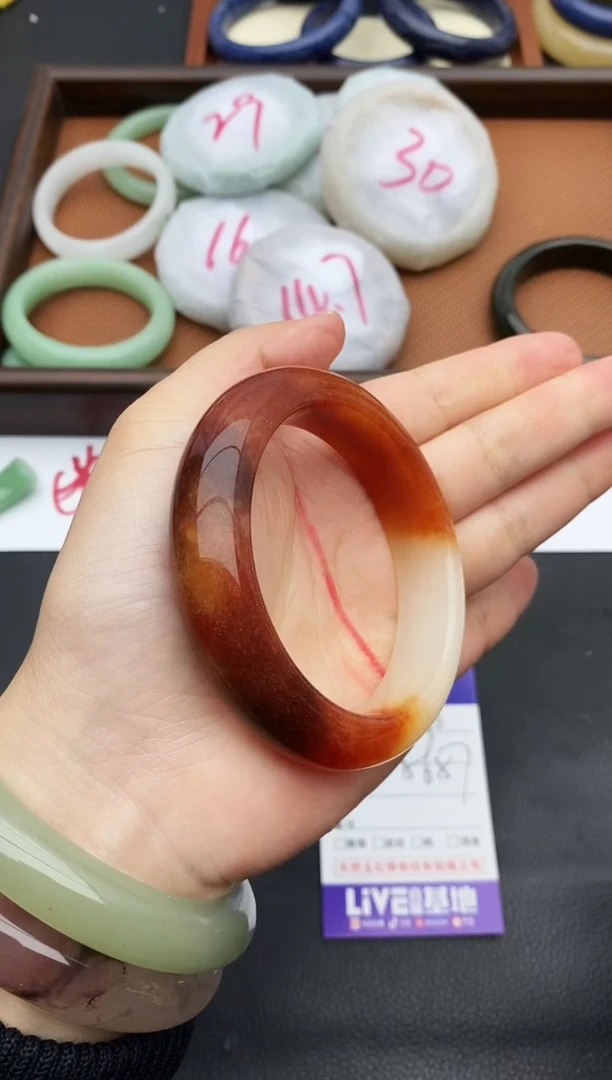 未镶嵌手镯石英质玉176+56/57