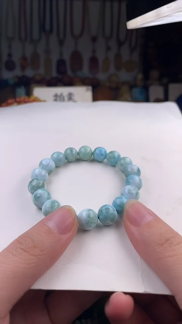 未镶嵌针钠钙石（海纹石）手链小*枝一物一件167283